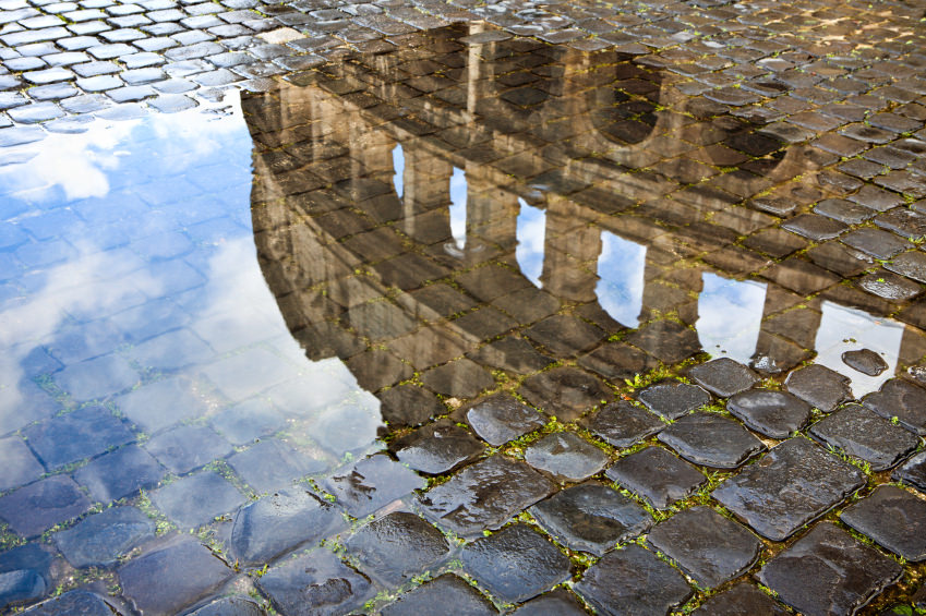 Colosseum Reflection